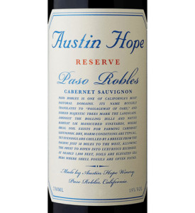 Austin Hope Winery Reserve Cabernet Sauvignon 2020